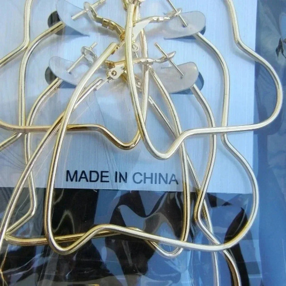 Six Pair Multipack Gold Tone Earrings - Picture 2 of 3